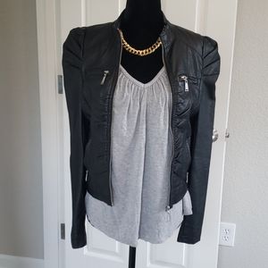 Faux Leather Jacket!